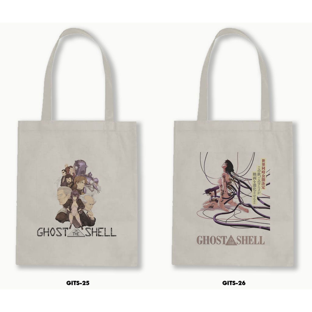 TOTE BAG BLACU - GHOST IN THE SHELL 02