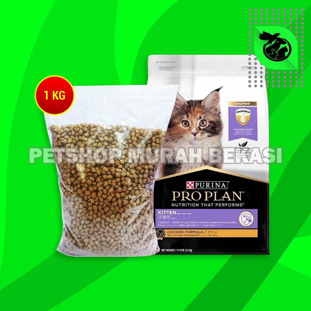 Makanan Kucing Pro Plan Kitten Repack 1 Kg Cat Food Repacking