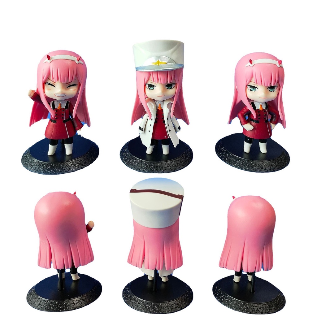 Spot Goods 3pcs Action Figure Darling In The FRANXX Bahan PVC Ukuran 10cm 02 Untuk Koleksi