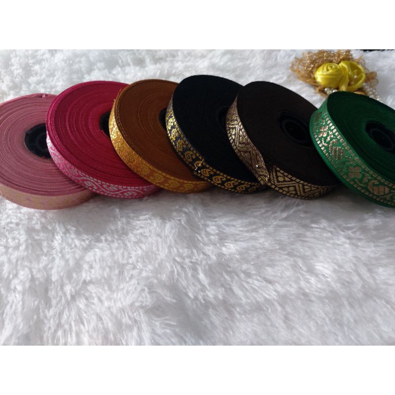 renda india kain bordir per rol