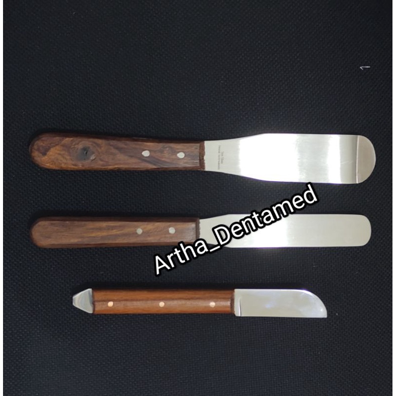 ALGINATE &amp; DENTAL STONE SPATULA PISAU METAL