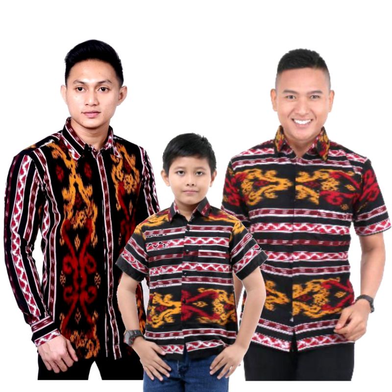 BATIK COUPLE AYAH ANAK SONGKETAN, ATASAN BATIK AYAH ANAK, COUPLE AYAH ANAK