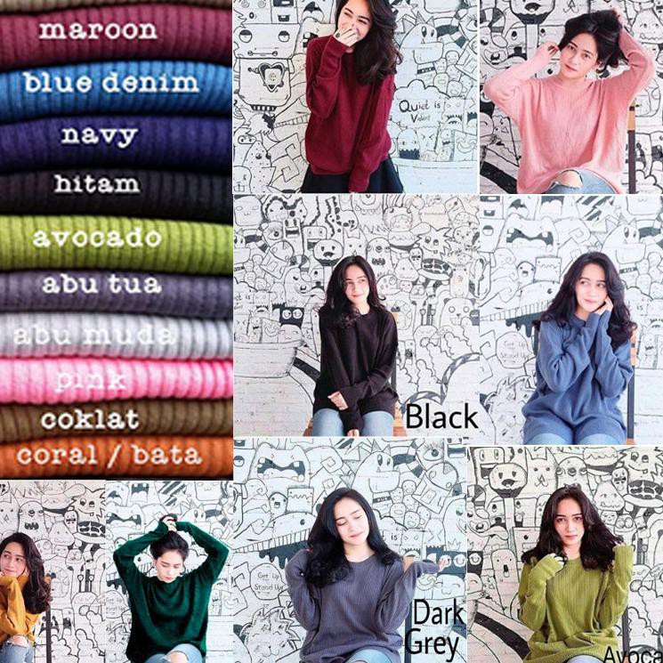 RAJUT MURAH!!! BOXY ABG |  rajut wanita | rajut murah