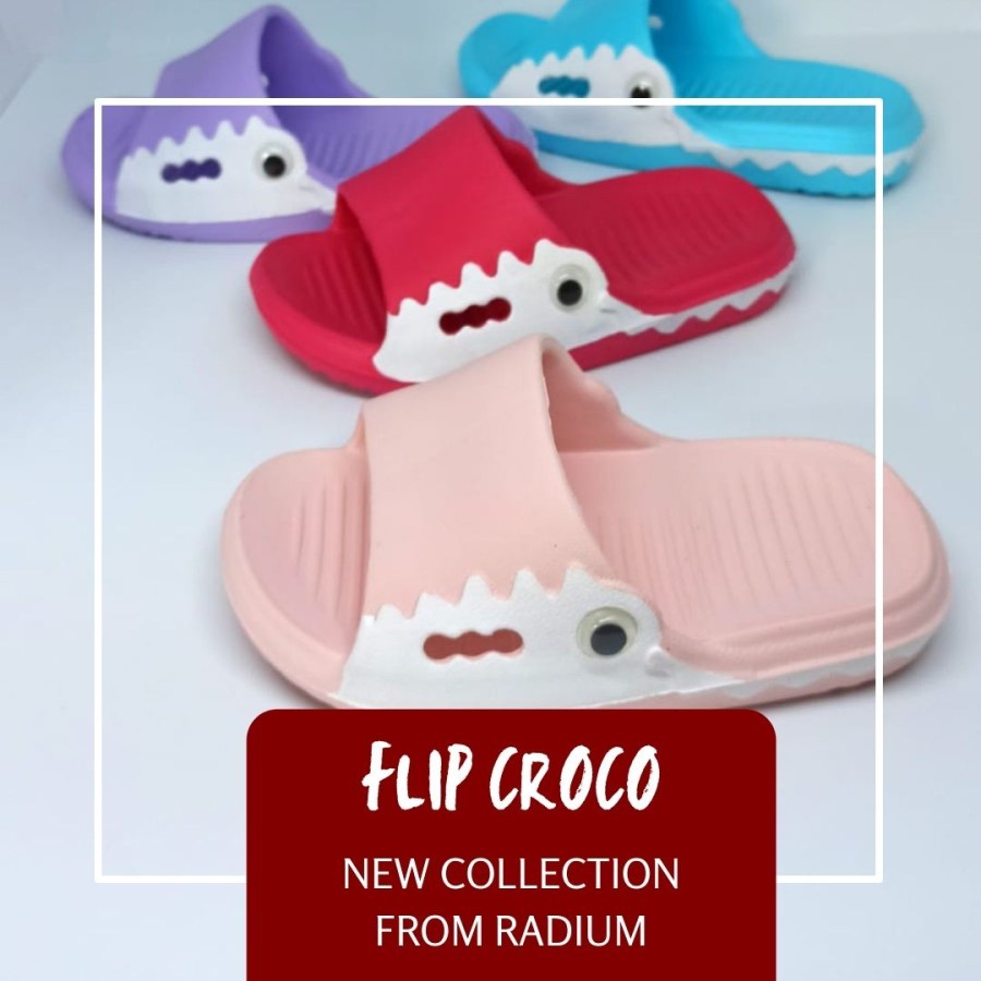 Sandal Flip Croco anak perempuan anak laki laki