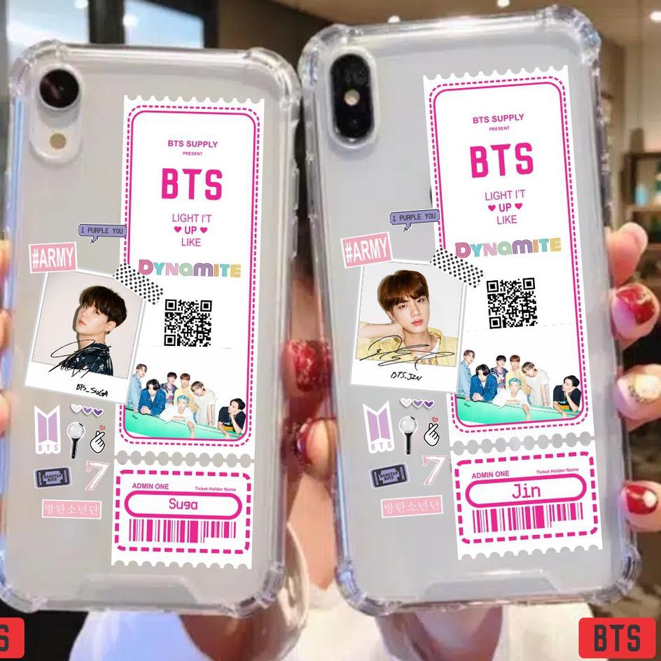 CUSTOM CASE BTS TICKET OPPO SAMSUNG VIVO LENOVO REALME ASUS ZENFONE IPHONE XIAOMI ✓