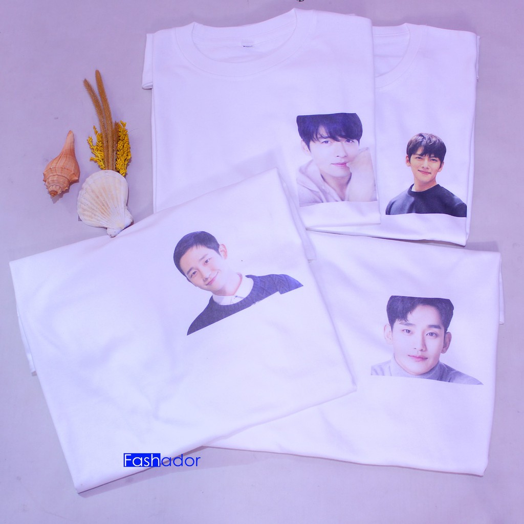 BEST SELLER-GRATISCUSTOM Kaos Artis Drama Korea KIM SOO HYUN,JI CHANG WOOK,JUNG HAE-IN/hyun bin