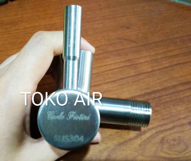 Kran sink tembok fleksibel Carlo Stainless SUS 304/Kran cuci piring