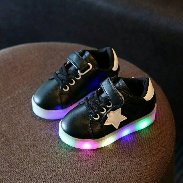Sepatu led anak import/ sepatu anak led/sepatu lampu led anak/sepatu anak/sepatu bayi/sepatu baby