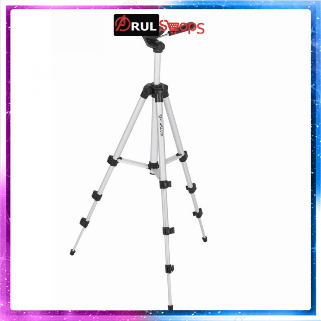 Weifeng Tripod Stand 4-Section Aluminium with Brace- WT-3110A Original