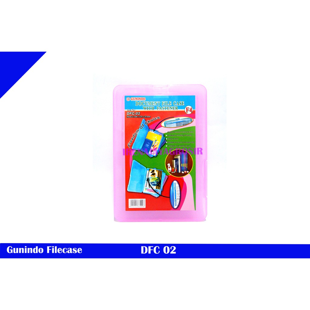 

Gunindo DFC 002 F4 - File Case Penyimpanan Dokumen uk. Folio