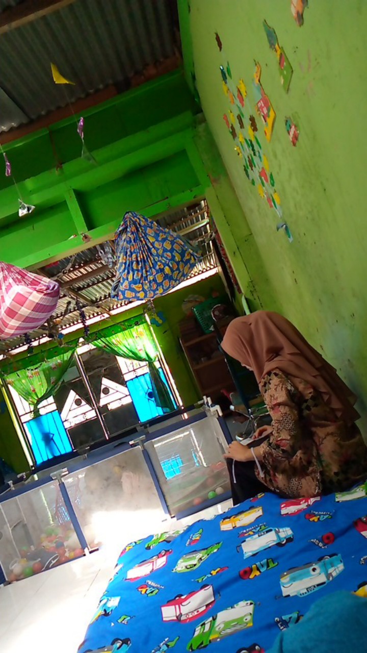 (ready Anak) Couple Batik Brokat Tulle Audi Marissa Payet Bunga