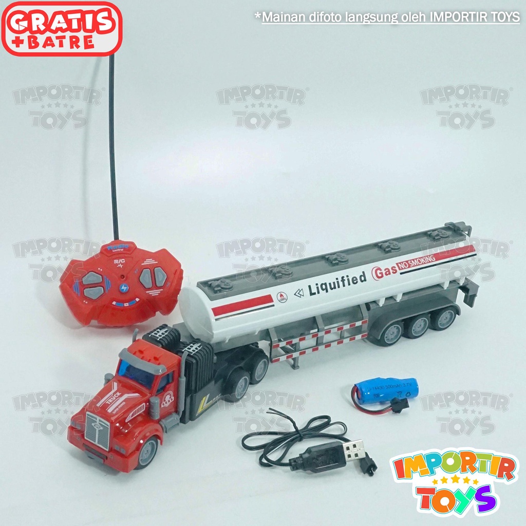 Mainan anak Truck Gas Series Remote Control JUMBO  Kualitas Import