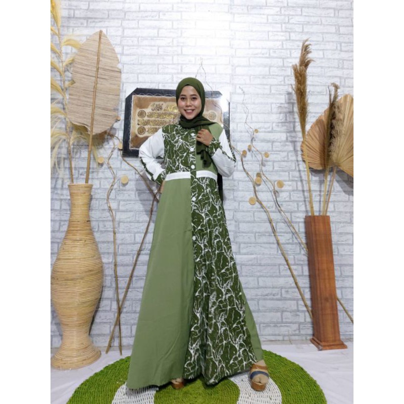 NEW GAMIS SETIA D  ITY CREPE ITA//GAMIS TERBARU QL //FASHION MUSLIM