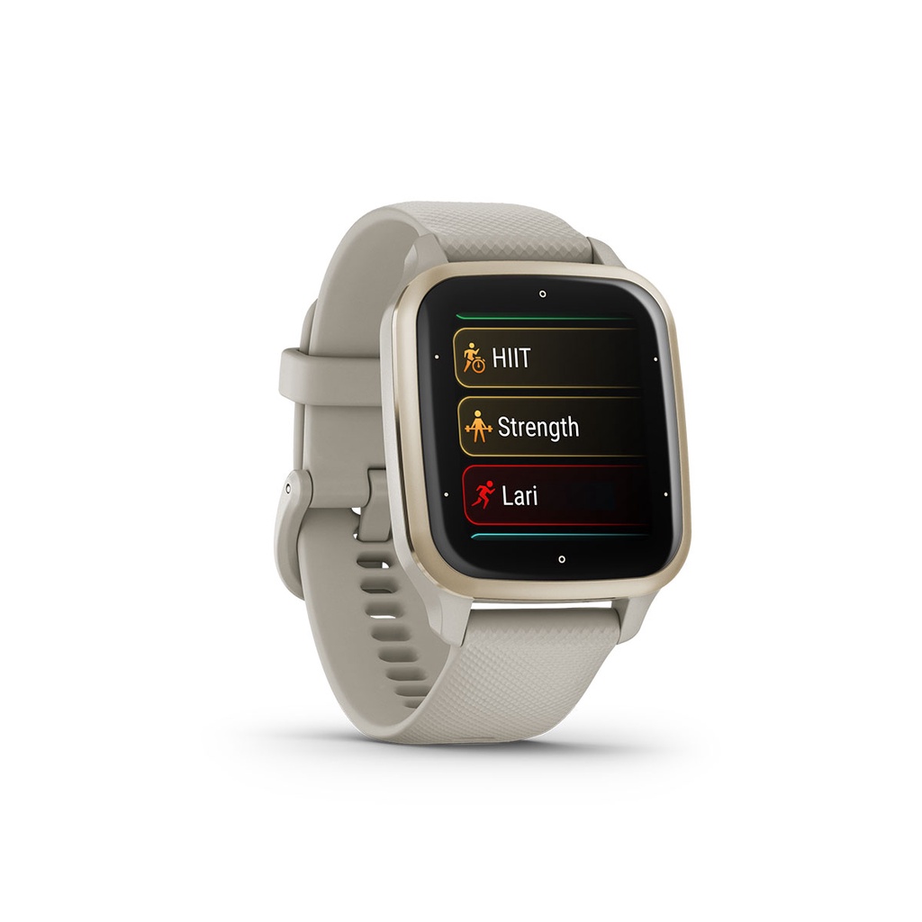 Garmin Venu Sq 2 Music - French Gray/Cream Gold