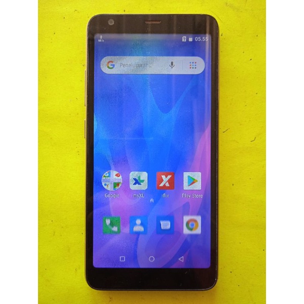 Hp bekas Evercoss M55B original ram 1/16gb normal