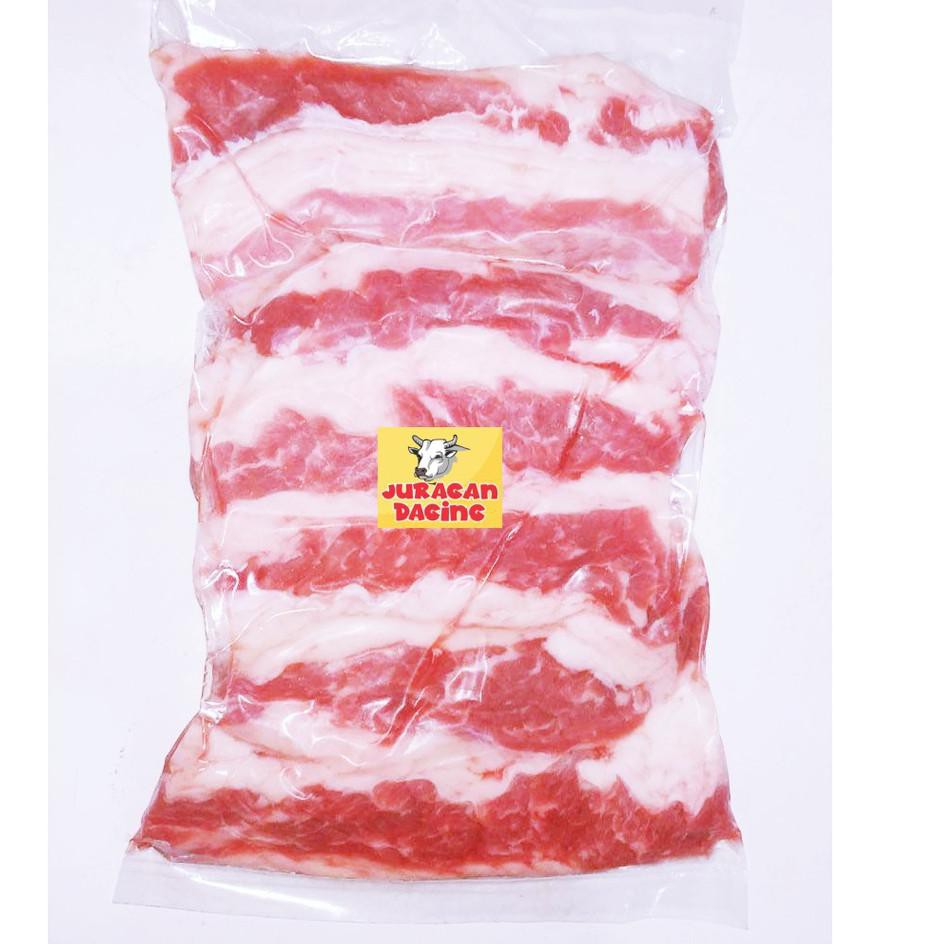 READY   Daging Sapi US belly Shortplate 500 gr