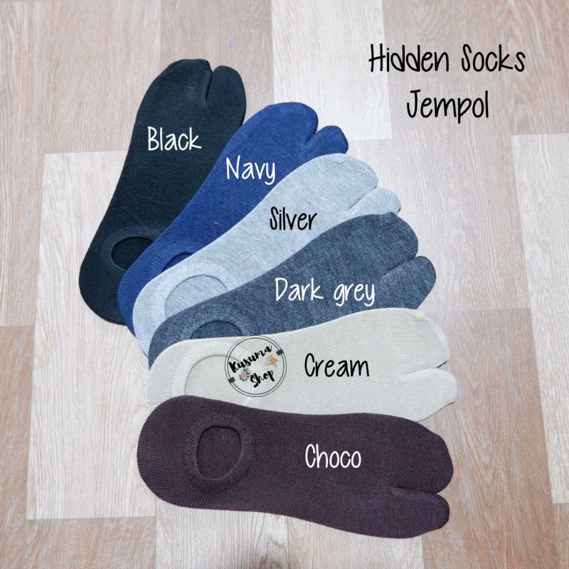 Hidden sock jempol - kaos kaki jempol  sampai bawah mata kaki-2