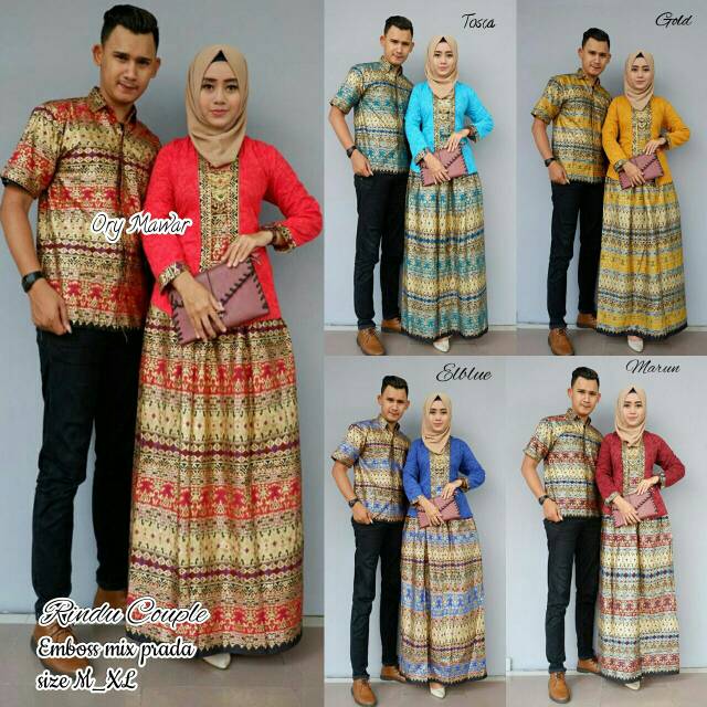 Batik sarimbit rindu couple