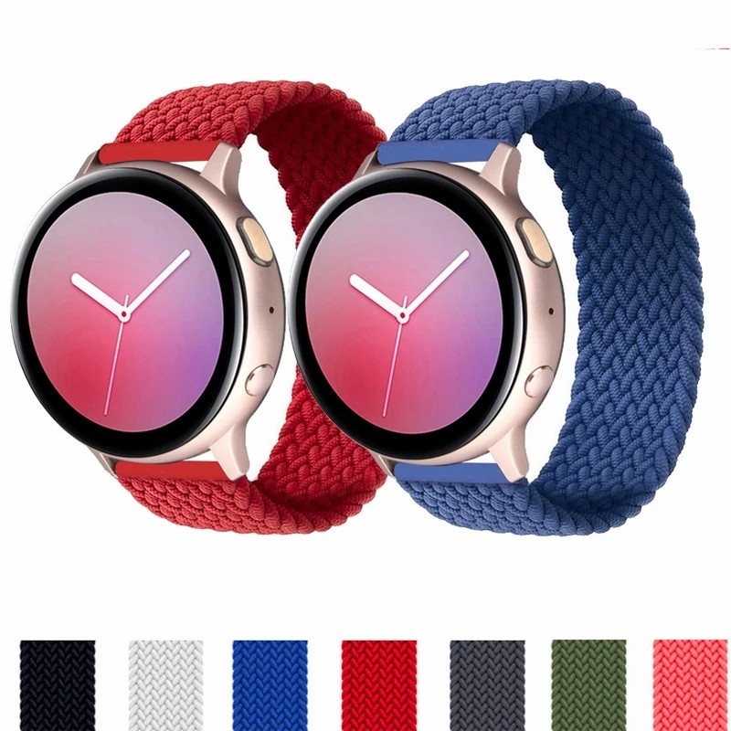 STRAP TALI JAM TANGAN - NYLON STYLE BRAIDED SIZE L 20MM - FOR SAMSUNG GALAXY WATCH ACTIVE 1 2