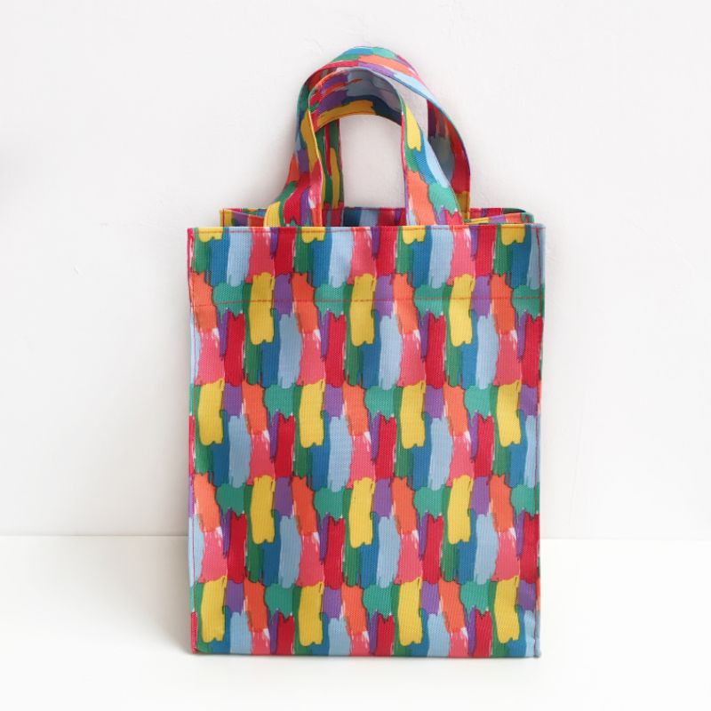 Totebag kanvas laminasi 20x13x25