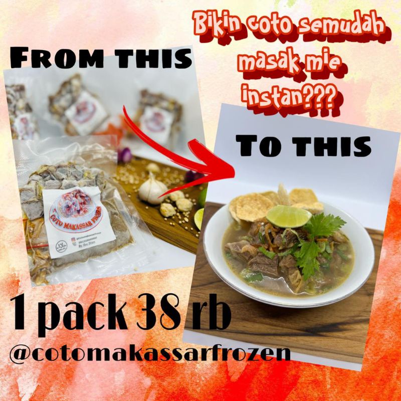 

Coto Makassar frozen