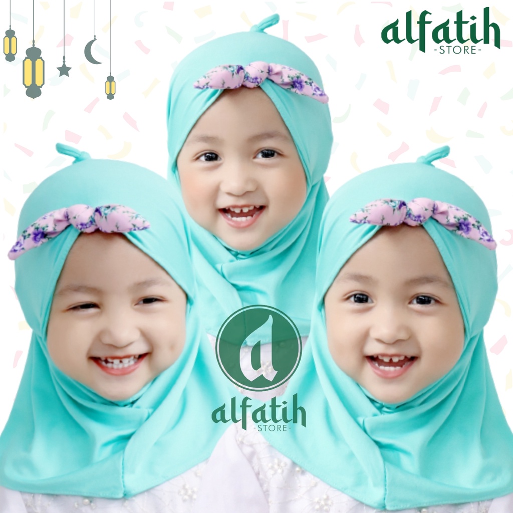 ALFATIH STORE / JILBAB ANAK SIMPUL BUNGA/ JILBAB ANAK MURAH / HIJAB ANAK TERBARU / HIJAB BAYI COD / KERUDUNG ANAK HIJAB ANAK BAYI PEREMPUAN / HIJAB ANAK / JILBAB ANAK BAYI USIA 2 TAHUN BAHAN JERSEY PREMIUM NYAMAN DI PAKAI