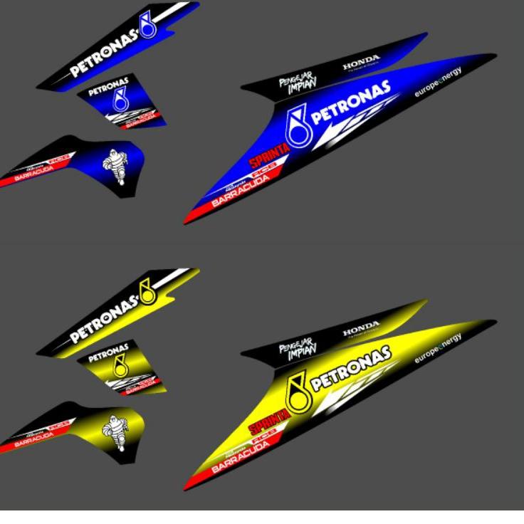 [PRODUK PVZDO] READY STOK bisa cod striping variasi sticker lis beat karbu beat lama beat 2008-2012 