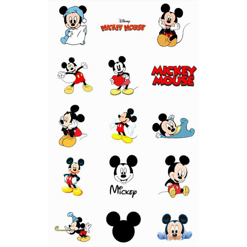 

STIKER DISNEY MICKEY MOUSE 35 PCS