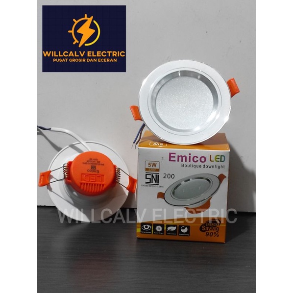 LAMPU DOWNLIGHT 3 WARNA 5W 5 WATT / LAMPU DOWNLIGHT LED 3 WARNA 5W 5 WATT / LAMPU DOWNLIGHT LED 5W