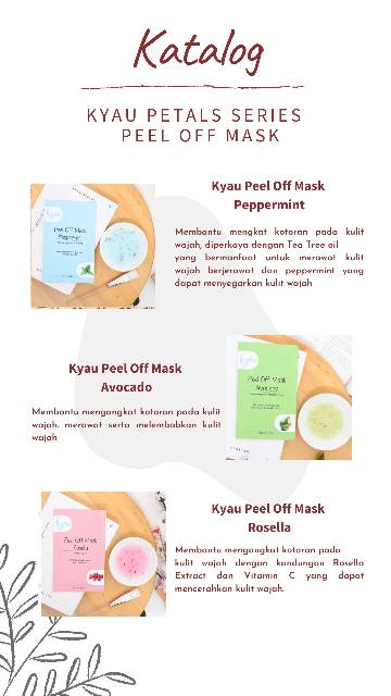 [DIST RESMI] KYAU peel off mask 10gr 15gr Crystal Series kyau powder peel off 20gr