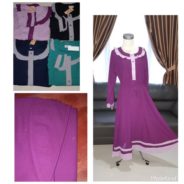 Set gamis syar'i Inas Kamila