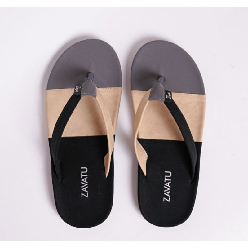 Sandal Jepit 035VZ Super Big Size 40-49 Jepit Remaja JUMBO Besar Jepit Kaki Gemuk Cowok Bule, 46