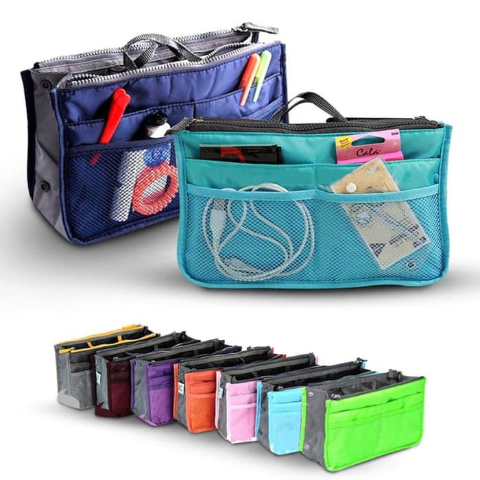 Dual Bag in Bag - Korean Bag - Tas Organizer Mulitfungsi