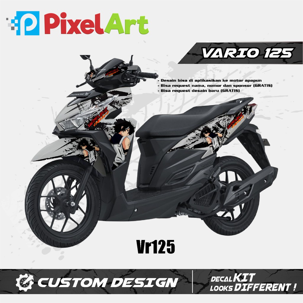 Sticker Decal Motor Vario 125 Sasuke Full Body Premium Quality Shopee Indonesia