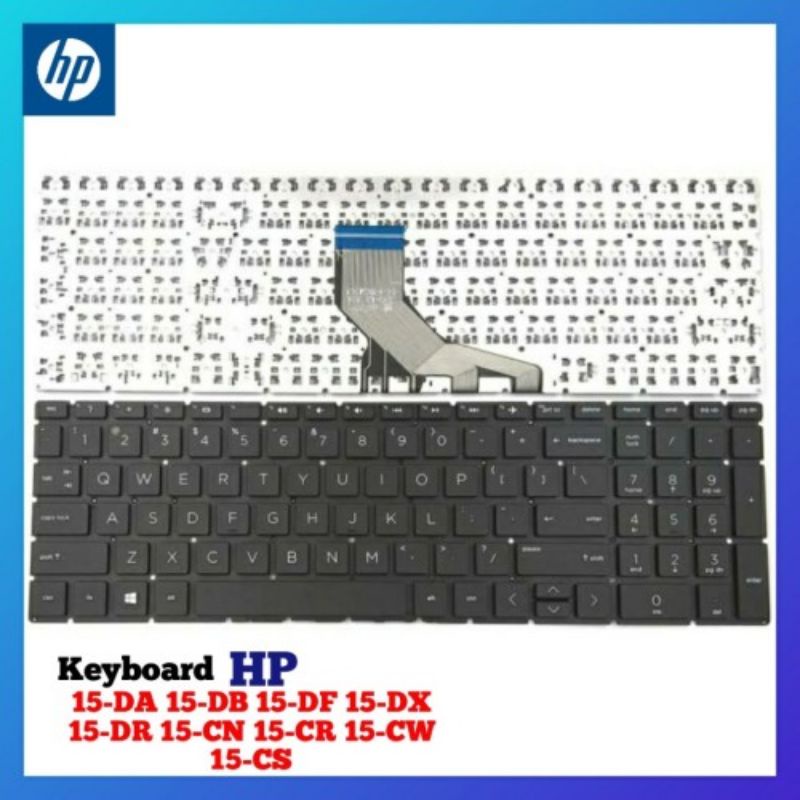 KEYBOARD HP 15DB-0005AU 15-DB000AU 15DB-0010AU 15-DB0011AU