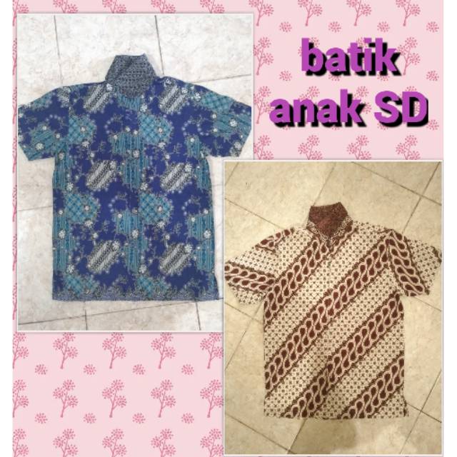 PRELOVED batik sekolah SD anak 10-12thn