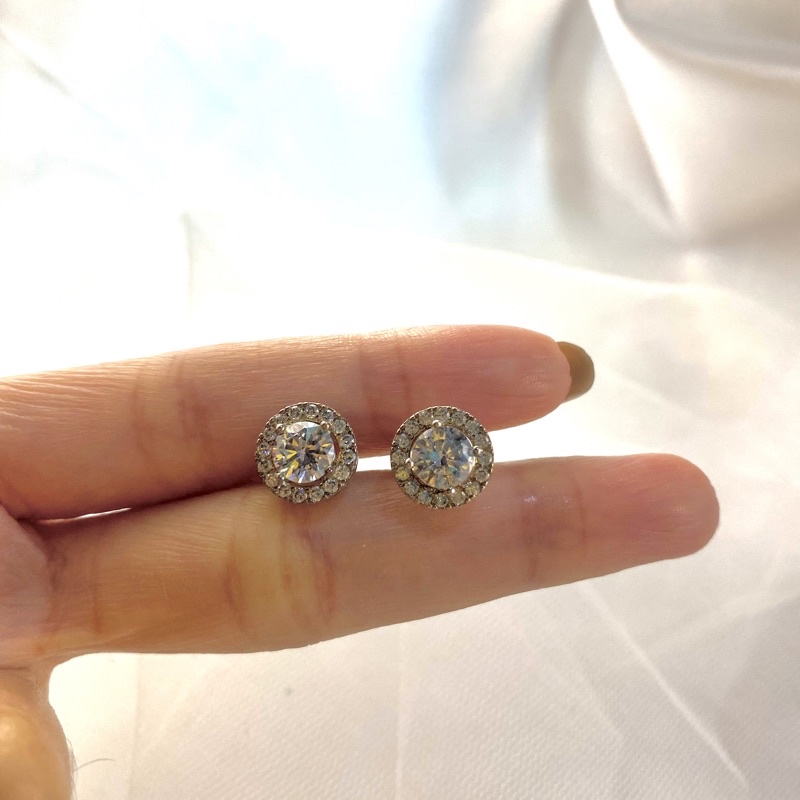 Anting Giwang Titanium Wanita Model Berlian Blink Blink Super Mewah