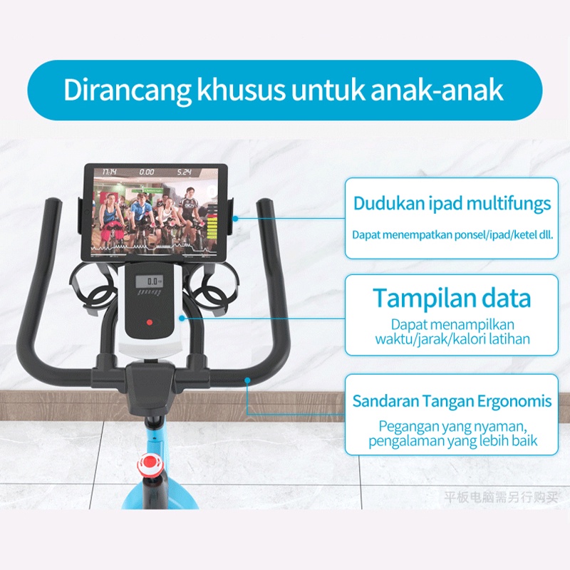 Spinning Bike / Kardio Sepeda Statis / Sepeda Fitness Alat Fitness / Sepeda Statis Elliptical / Mendukung koneksi APP