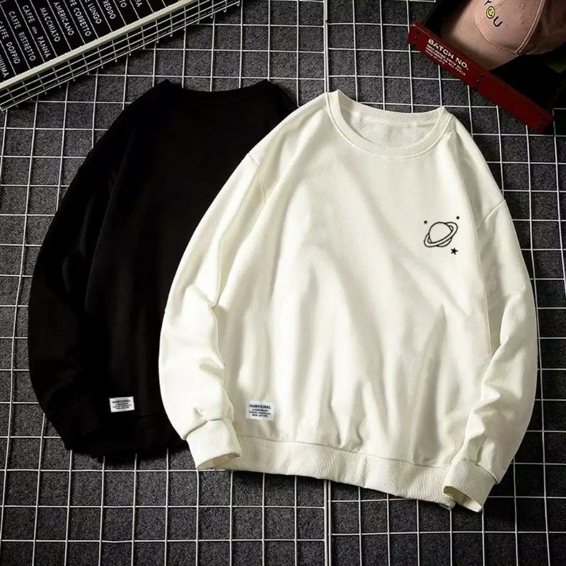 OBLONG SATURN SWEATER WANITA PRIA TERMURAH TERLARIS'