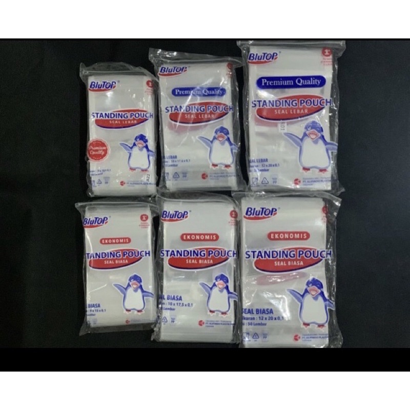 Standing Pouch STP kemasan plastik berdiri klip tebal