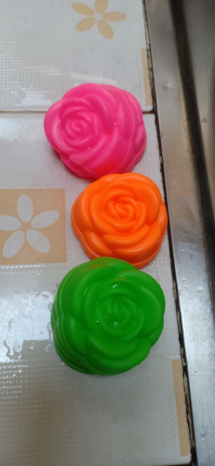12pcs Cetakan Agar / Puding / Jelly Bunga Mawar