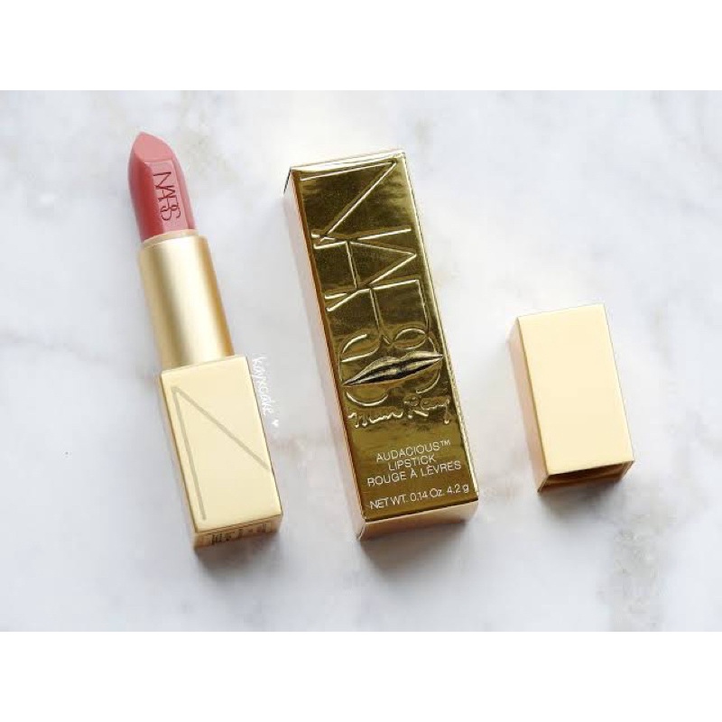 NARS x Man Ray Audacious Lipstick ANITA 4.2g ORIGINAL Limited Edition Gold Packaging