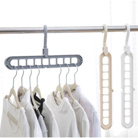 Magic Hanger Baju 9 Lubang (Bisa Vertikal / Horizontal)