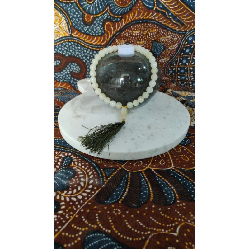 tasbih 33 biji dan 100 biji batu marmer onix