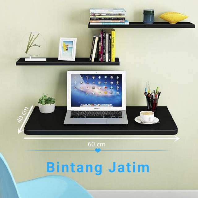 Meja Lipat Dinding Meja Laptop 60cm×40cm