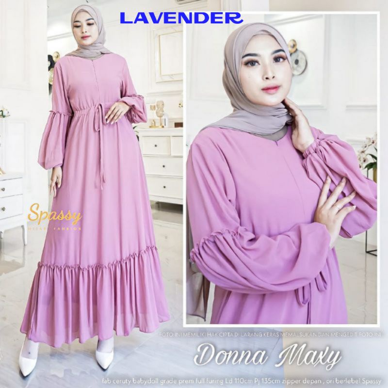 DONNA MAXY LENGAN BALON CERUTYBEBYDOLL HARGA AMBYAR KUALITAS ORIGINAL