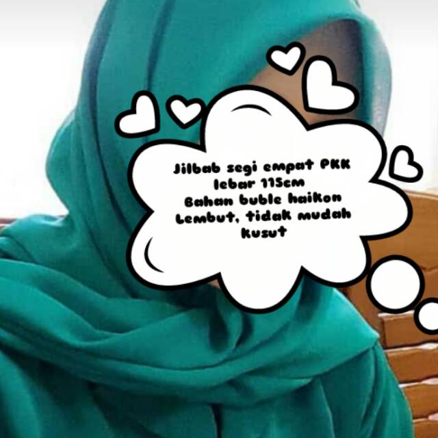 Jilbab segiempat PKK