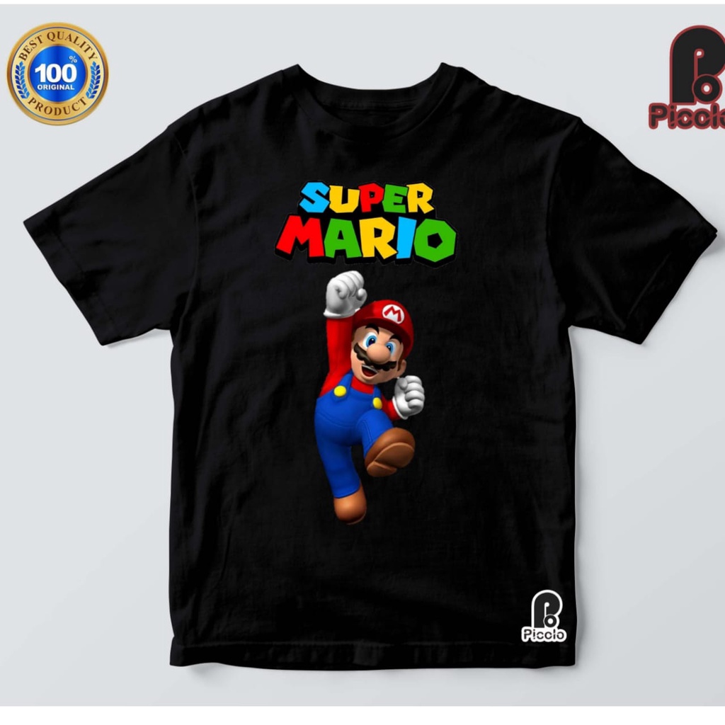 BAJU ANAK KOAS ANAK SUPER MARIO ATASAN ANAK