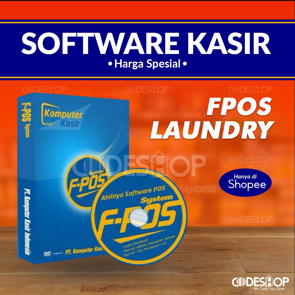 Program Aplikasi Fpos Laundry Software Aplikasi Kasir Laundry