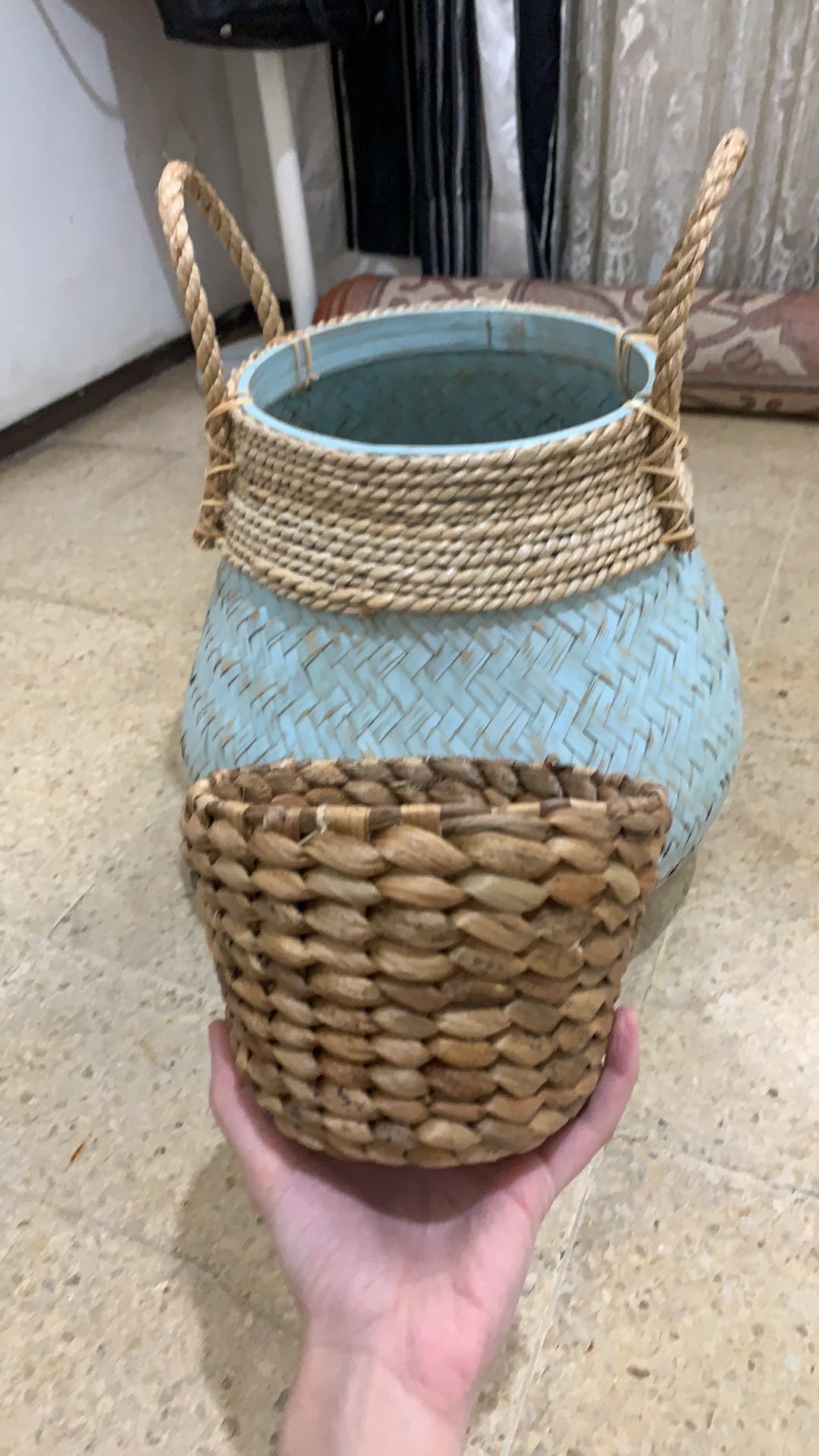 Keranjang Enceng Mini Kode Ked 02